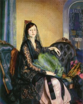 喬治 衛斯理 貝洛斯 Portrait of Elizabeth Alexander